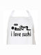 I-Total Apron White