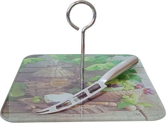 Etoile Platou de Servire pentru Brânzeturi cu mâner 25x25buc 1buc
