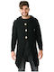 Bellissimo Men's Knitted Cardigan Black