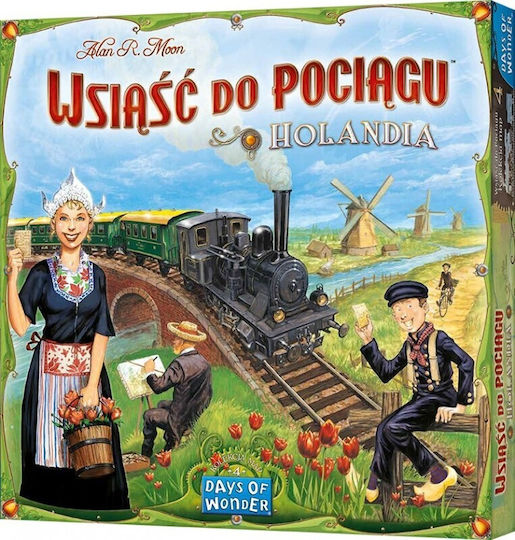 Game Expansion Ticket to Ride: Netherlands (PL) for 2-5 Players 8+ Years Old (PL) Rebel Games