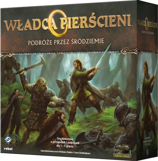 Board Game The Lord of the Rings: Journeys in Middle-Earth (PL) for 1-5 Players 14+ Years Old (PL) Rebel Games