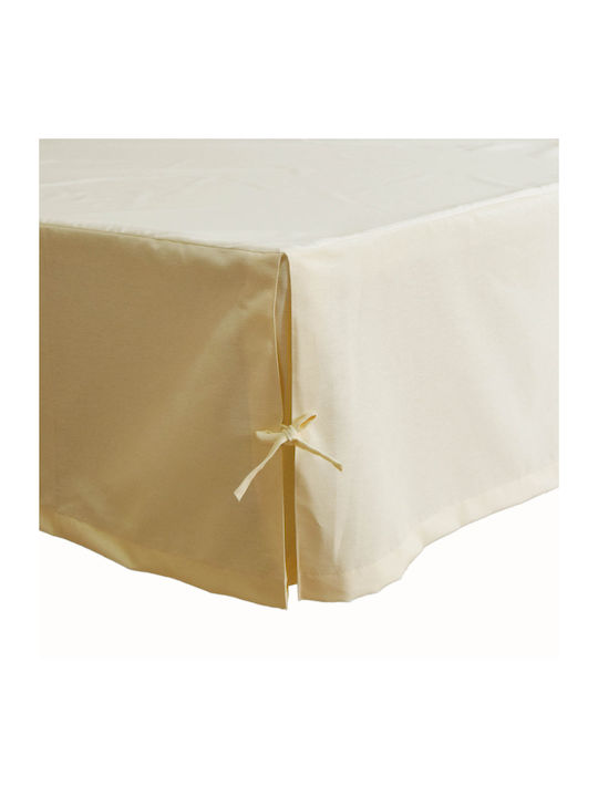Decocraft Bed Base Cover Basic cream 90x200cm 1pcs 25-003-00003