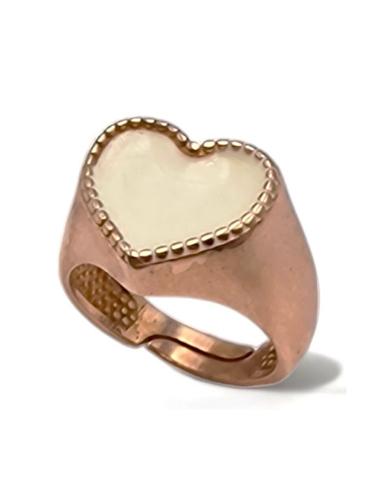 Single Stone with Rose Gold Plating