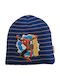 Kids Beanie Knitted Blue