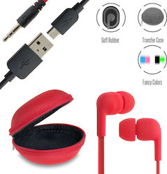 Ohrhörer In Ear Stereo Hi-fi Rot