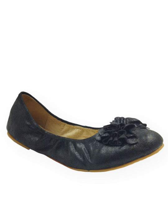 Bloch Balerini copii Plain Leather Black