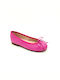 Eli Neli Balerini copii Plain Leather Fuchsia