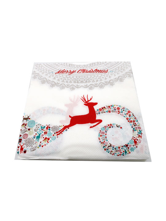 Set Christmas Napkins L33xW33cm 20pcs