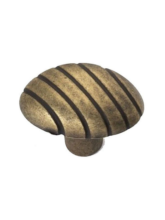Estamp Knob Furniture made of Metallic in Gold Color 8562.831 1pcs