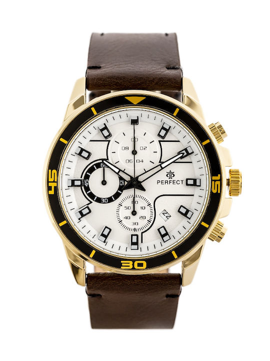 Perfect Watch Chronograph Battery in Brown Color