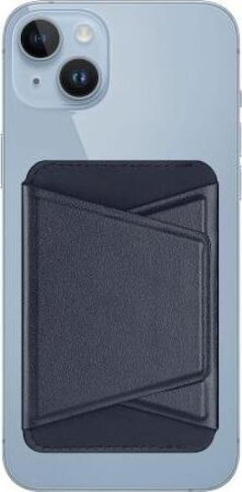 Dux Ducis MagSafe Kartenhülle Magnetische Brieftasche für iPhone 12/ 13/ 14/ 15 Serie in Blauer Farbe