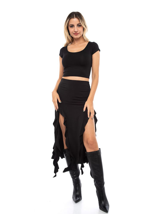 Raffaella Collection Skirt in Black color