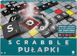 Mattel Joc de Masă Scrabble Trap Tiles (PL) pentru 2-4 Jucători 10+ Ani (PL)