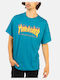 Flame T-Shirt Galapagos Blue