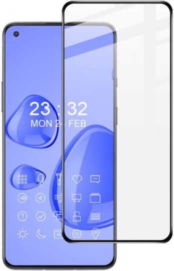 Vollkleber Vollflächig gehärtetes Glas Schwarz (OnePlus 9)
