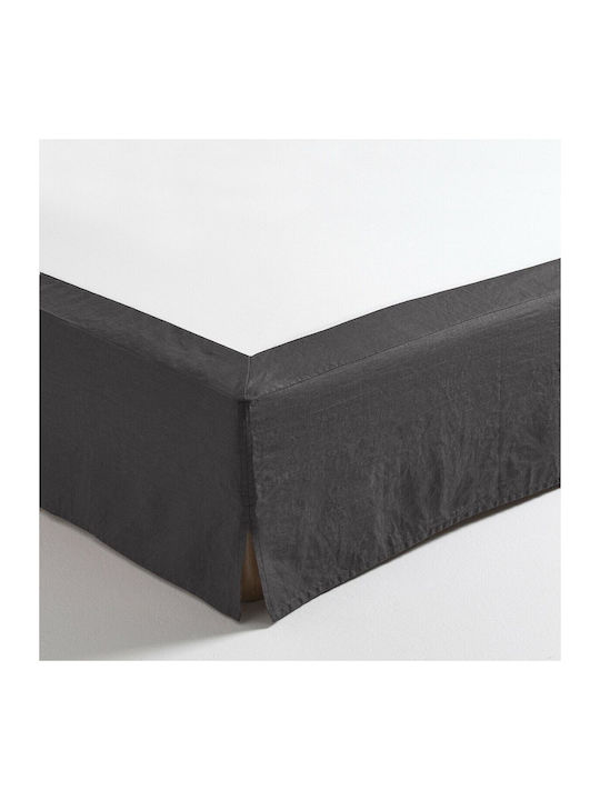 Am.Pm Husă pentru Baza Patului Gri 90x190cm 1bu...
