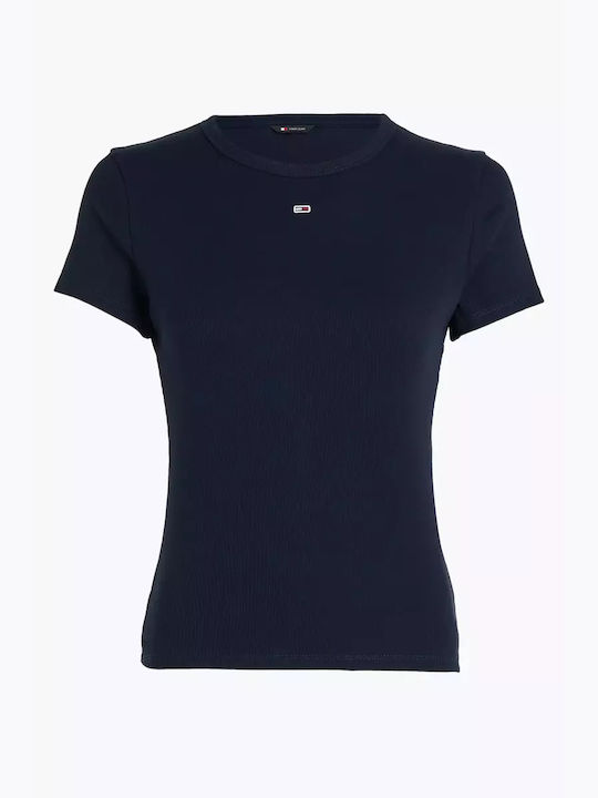 Tommy Hilfiger Γυναικείο T-shirt Navy Μπλε