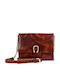 Leather Women's Bag Crossbody Brown