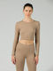 Sport-BH Damen Mocha