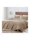 Isadore Lorraine Duvet Set Queen 220x240cm Vison 3pcs