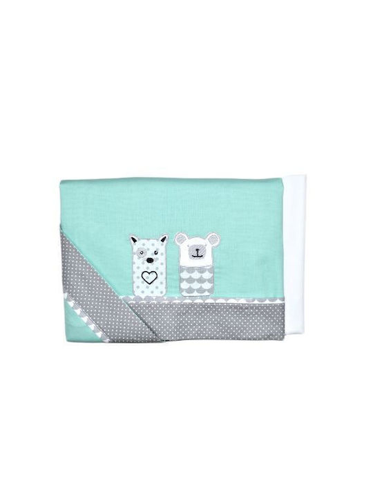 Baby Star Σετ Τιρκουάζ 70x140εκ.