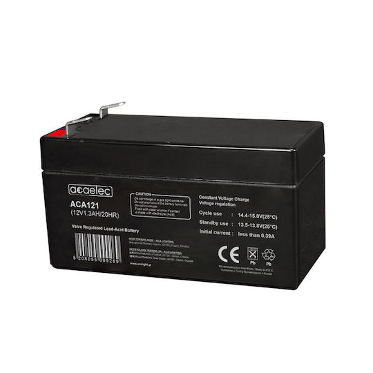 Aca Μπαταρία Φωτοβολταϊκών AGM Κλειστού Τύπου 12V 20Ah C20 (ACA12100)