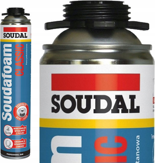 Soudal Αφρός Πολυουρεθάνης Πιστολιού Χαμηλής Διόγκωσης 750ml