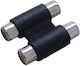Lz Konverter RCA 2x weiblich zu RCA 2x weiblich 10Stück 01.099.0081