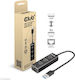 Club3D USB-Hub 3 Anschlüsse USB 3.0 mit USB-A / Ethernet