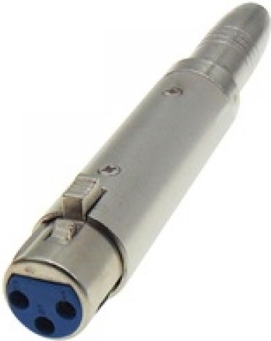 Lz Konverter XLR weiblich zu 6.3mm weiblich Silber 5Stück 01.095.0046