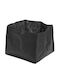 Oase Übertopf Stoff Schwarz 25x25x20εκ.