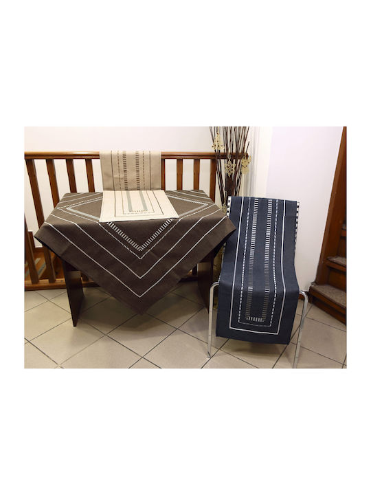 Ilis Home Checkered No.35500 Coffee 85x85cm