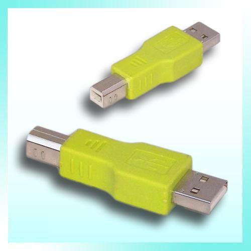 UD-01 USB-A Male to USB-B Male Converter Yellow 1 Piece