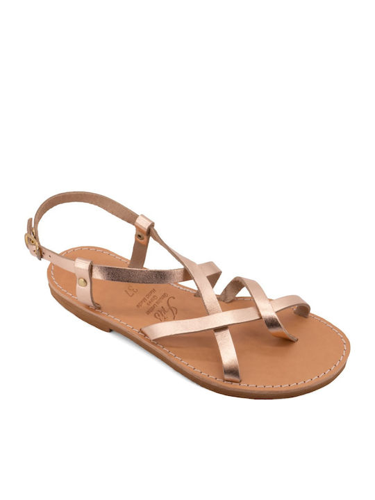 IRIS Leder Sandalen Rosa Gold IRIS Leder Sandalen Rosa Gold