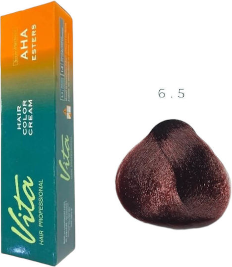 Vita Hair Professional Hair Dye Dark Blonde Akazu No 6.5 100ml