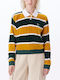 Swinton Damen Polo Bluse Langarm Dark Cedar Multi