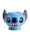 3d Becher Keramik Blau 400ml
