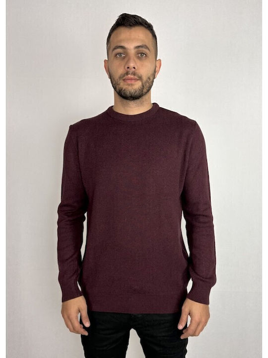 Sogo Langarm-Pullover Bordeaux