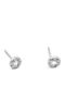 Fratelli Bovo Детски Обеци Studs с камъни от Бяло злато 9K