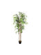 vidaXL Artificial Decorative Branch Bamboo Green 80cm 1pcs