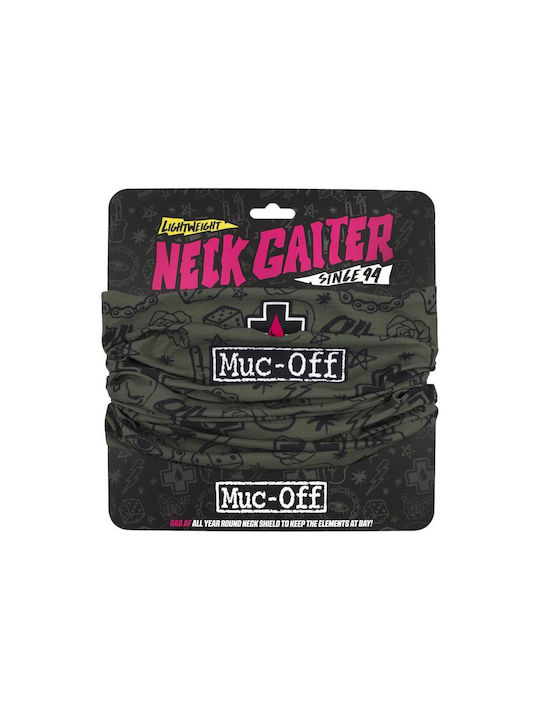 Muc-Off Halswärmer für Motorradfahrer Grün Farbe