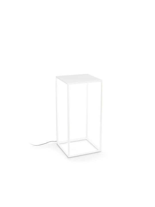 Ideal Lux Ipotesi LED Floor Lamp H73xW35cm. with Warm White Light 1800lm White