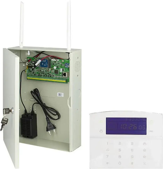 Tele Drahtlos Alarmsystem mit Zentrale und Tastatur (GSM)