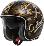 Premier Vintage Motorradhelm Jet ECE 22.06