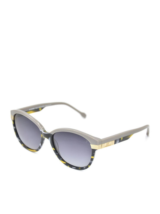 Gianfranco Ferre Women's Sunglasses with Brown Tartaruga Plastic Frame and Gray Gradient Lens 1115-39A