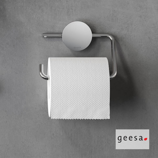 Geesa Wall Mounted Paper Holder Silver Geesa Wall Mounted Paper Holder Silver