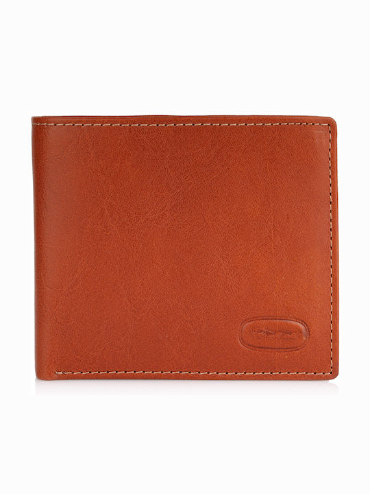 Leather Men's Wallet Classic Tabac Brown