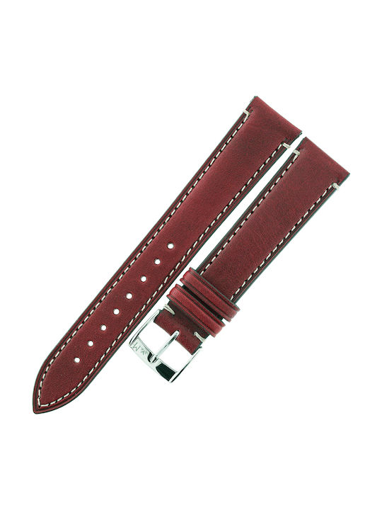Morellato Δερμάτινο Λουράκι Κόκκινο 18mm