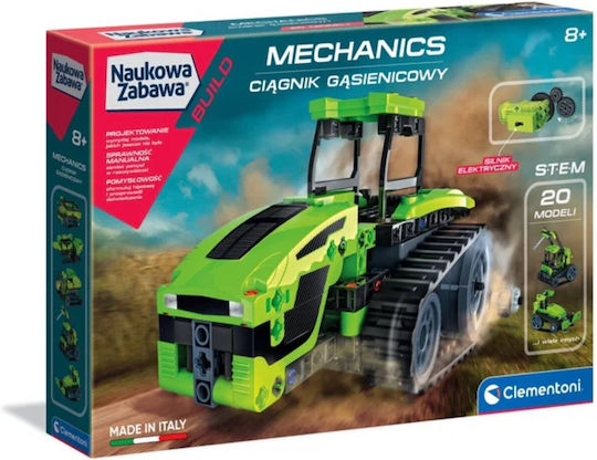 Clementoni Plastic Construction Toy Kit Laboratory Mechanics Tractor for Children 8+ years old+ Years