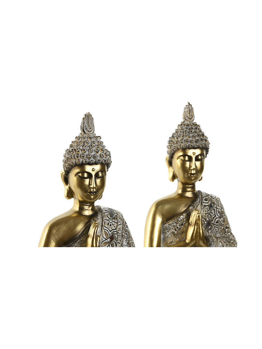 Home Esprit Decorativ Buddha din Polirășină S3054365 21x11.5x28cm 1buc